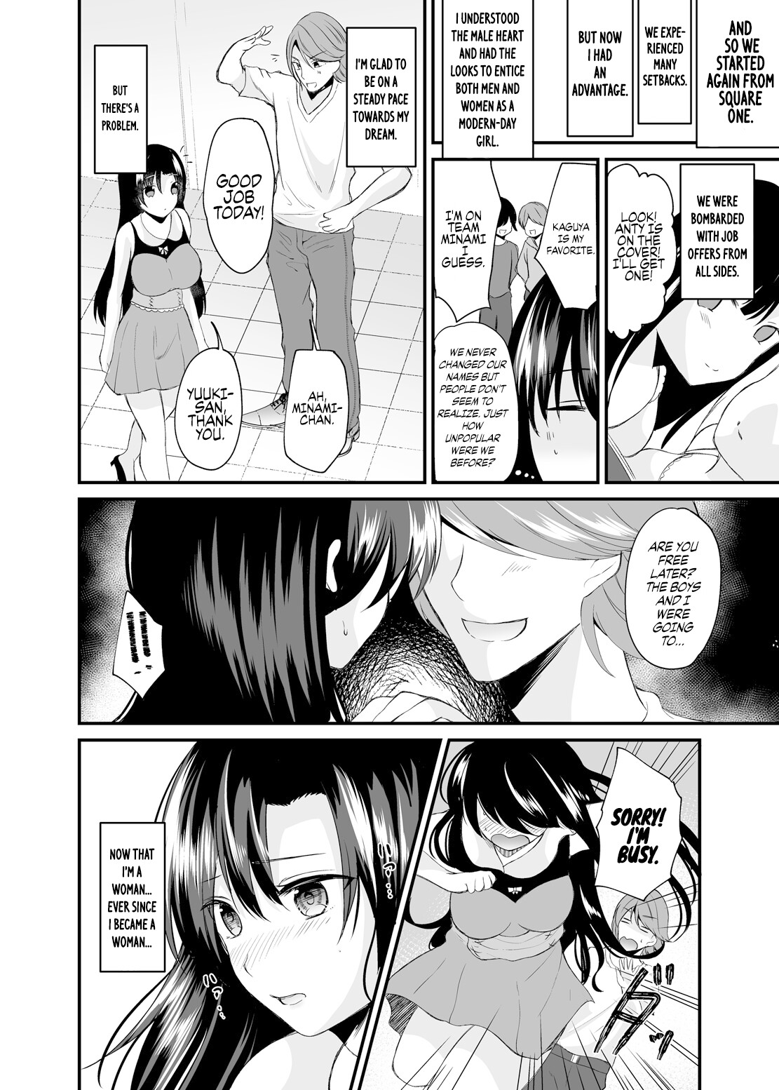 Hentai Manga Comic-Genderbent Idol No-Dating Policy-Read-5